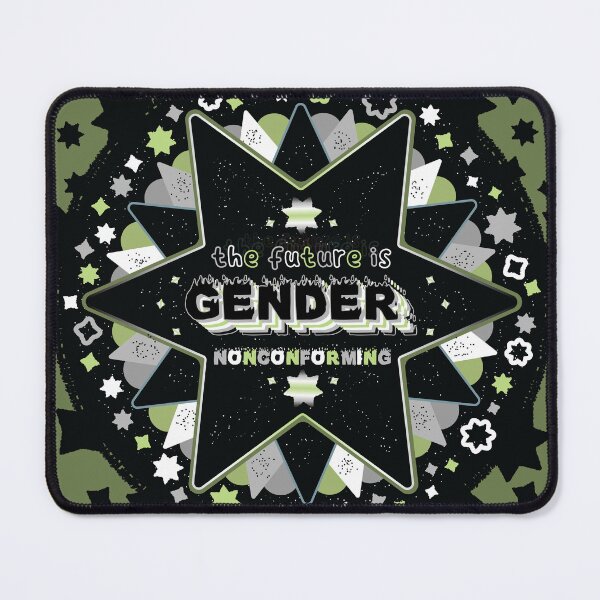 Item preview, The future is Gender Nonconforming [agender] designed and sold by deadbeatprince-typography.