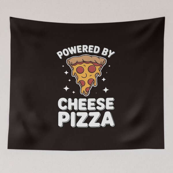 Item preview, Powered By Cheese Pizza Cheese Pizza Lover designed and sold by MichaelStalkas.