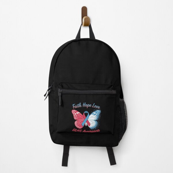 Item preview, Blue Red Ribbon Butterfly Faith Hope Love HLHS Awareness designed and sold by RonnasJackson.