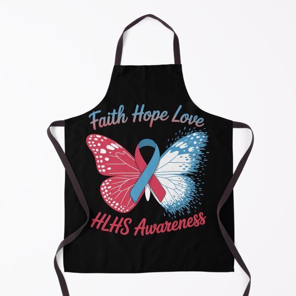 Item preview, Blue Red Ribbon Butterfly Faith Hope Love HLHS Awareness designed and sold by RonnasJackson.