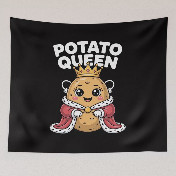 Item preview, Reina de la patata Mujeres Chicas de la patata Patata designed and sold by Vexat062Art.