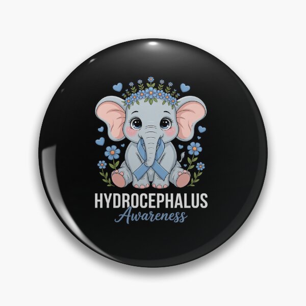 Item preview, Blue Ribbon Survivor Warrior Hydrocephalus Awareness designed and sold by RonnasJackson.