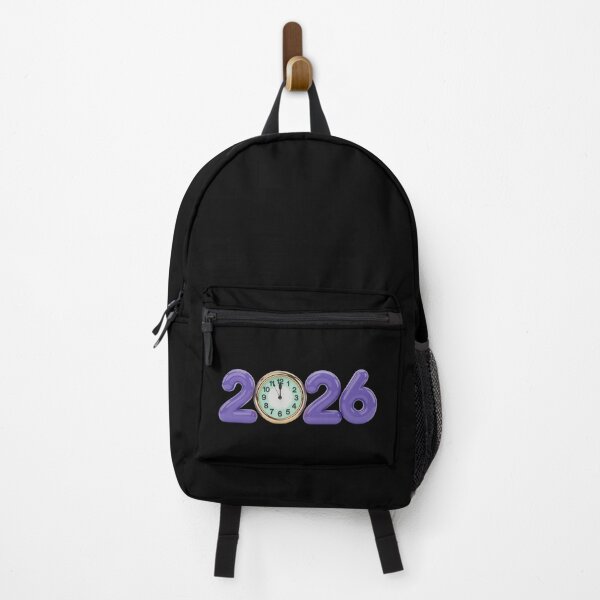 Item preview, 2026 Countdown Clock Sticker – Purple 3D Numbers and Time Symbol designed and sold by FestivityFinds.