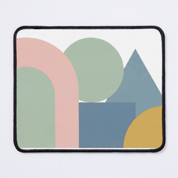 Item preview, Modern Abstract Geometric Pastel Shapes designed and sold by Strip to Stick.