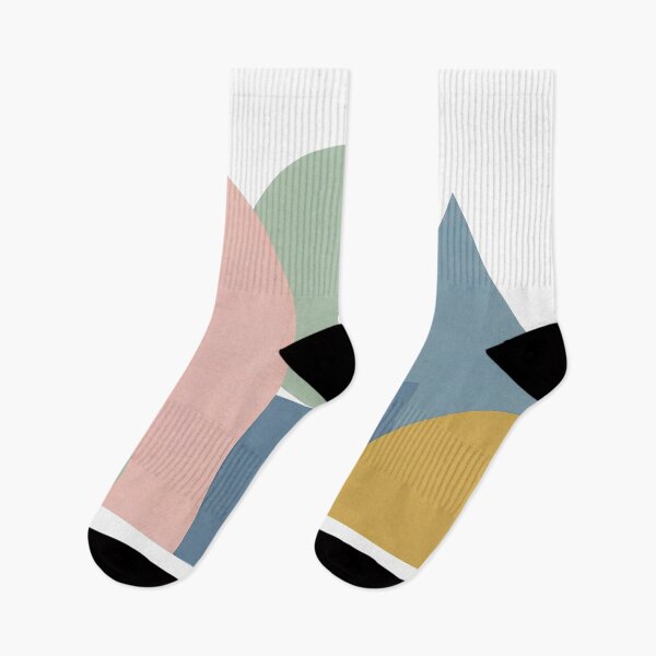 Item preview, Modern Abstract Geometric Pastel Shapes designed and sold by Strip to Stick.