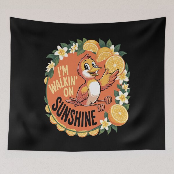 Item preview, Orange Bird Flower And Garden Festival Summer designed and sold by Tatianamiobi.