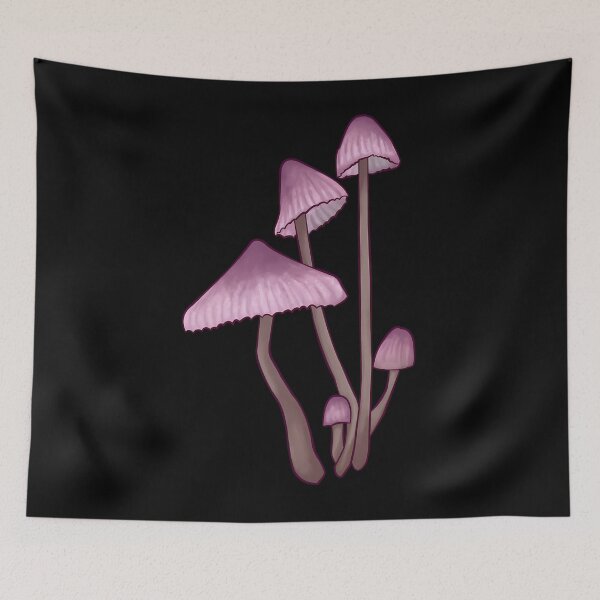 Item preview, Mycena haematopus Mycology Species Design designed and sold by yarnauuphp.