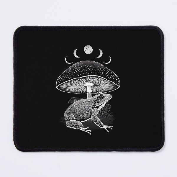 Item preview, Dark Academia Frog Under Mushroom designed and sold by yarnauuphp.