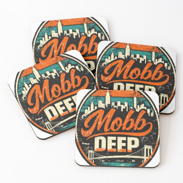 Item preview, Mobb Deep Vintage NYC Skyline Retro Hip Hop Graphic designed and sold by LeighlaF45.