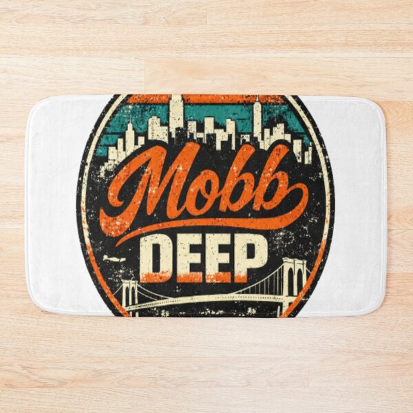 Item preview, Mobb Deep Vintage NYC Skyline Retro Hip Hop Graphic designed and sold by LeighlaF45.