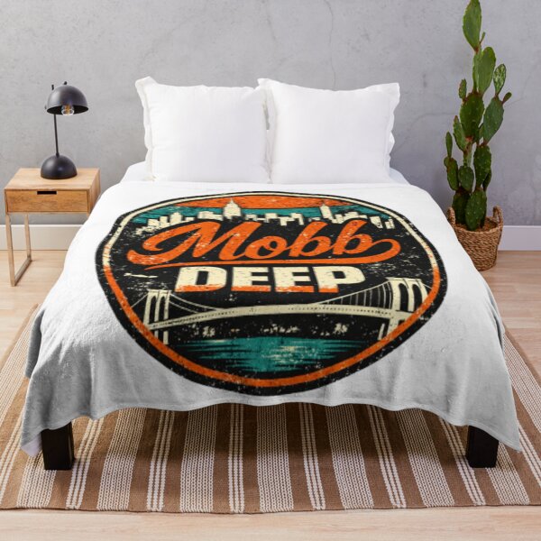 Item preview, Mobb Deep Vintage NYC Skyline Retro Hip Hop Graphic designed and sold by LeighlaF45.