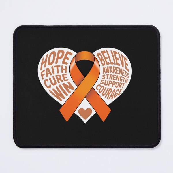 Item preview, Heart Strength Leukemia Cancer Warrior Awareness Ribbon designed and sold by tkhrbika.