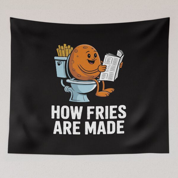 Item preview, Potato Pooping Fries designed and sold by HudsonErik.