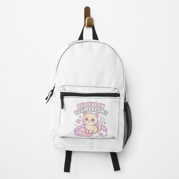 Item preview, Believe In Your Dreams Kawaii Kitten Cute Cloud designed and sold by Quillway.
