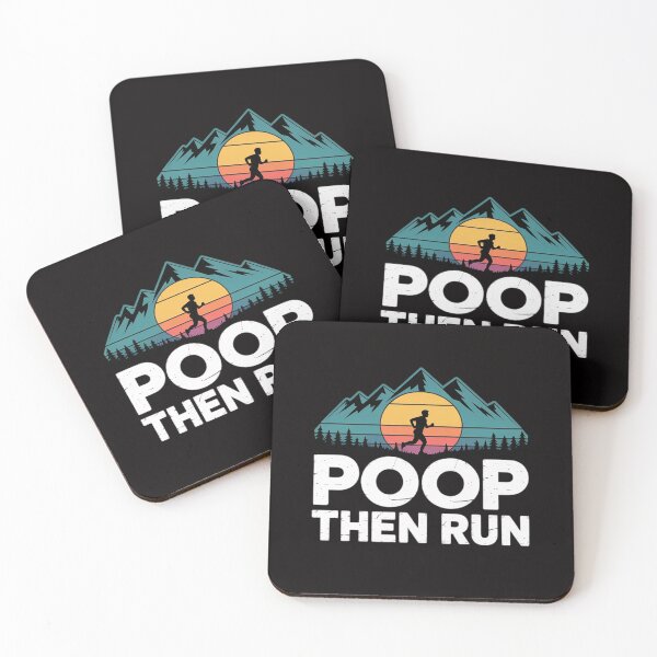 Item preview, Poop Then Run! Trail Running designed and sold by HudsonErik.