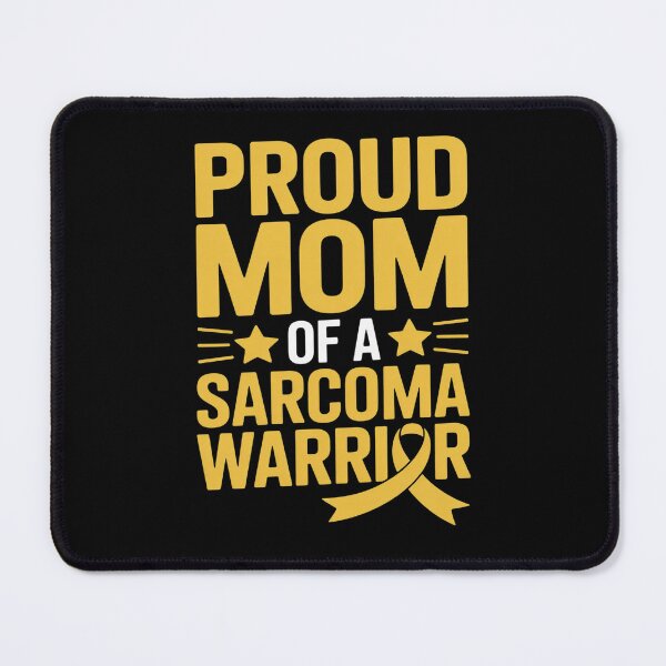 Item preview, Proud Mom of a Warrior Sarcoma Bone Cancer Awareness Ribbon designed and sold by catsdothingz.