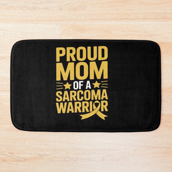 Item preview, Proud Mom of a Warrior Sarcoma Bone Cancer Awareness Ribbon designed and sold by catsdothingz.