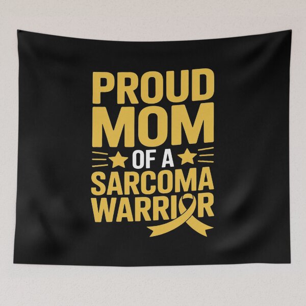 Item preview, Proud Mom of a Warrior Sarcoma Bone Cancer Awareness Ribbon designed and sold by catsdothingz.