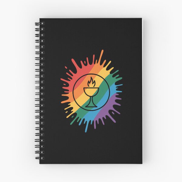 Item preview, Paint Splatter LGBTQ Pride Rainbow Unitarian Universalism designed and sold by EllenJast.