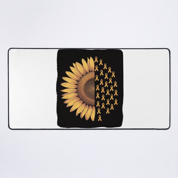 Item preview, Sunflower Bladder Sarcoma Bone Cancer Ribbon Awareness Gifts designed and sold by catsdothingz.