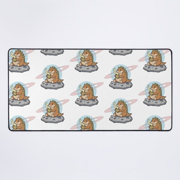 Item preview, Cute Space Dinosaur Coffee Illustration designed and sold by graphicnew.