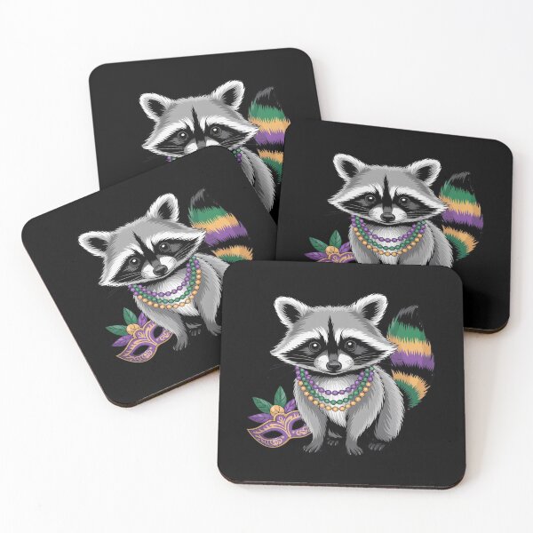 Item preview, Raccoon Mardi Gras Raccoon Costume Men Women Mardi Gras designed and sold by catsdothingz.