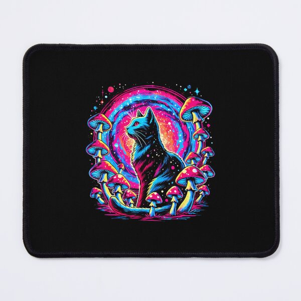 Item preview, Colorful Galaxy Cat Space Mushroom designed and sold by cordfried3h.