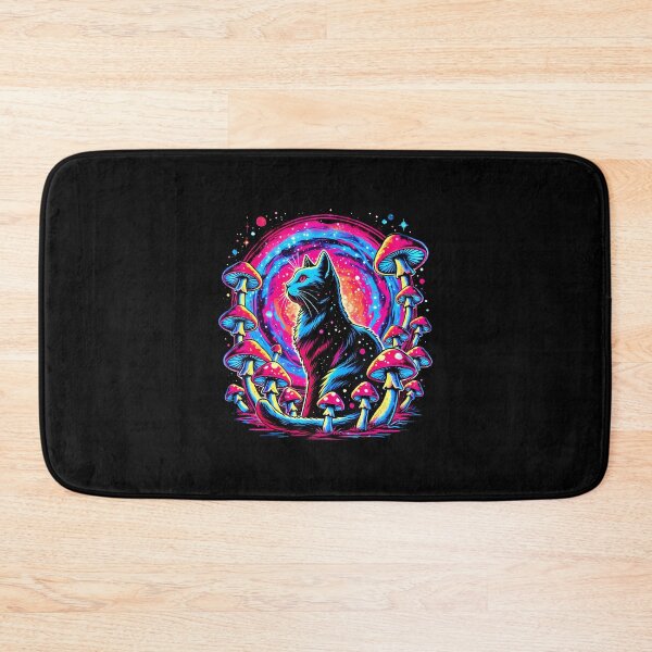 Item preview, Colorful Galaxy Cat Space Mushroom designed and sold by cordfried3h.