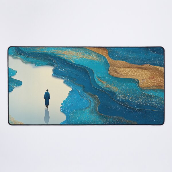 Item preview, Walking Through Liquid Gold and Blue Dreams designed and sold by Art of Ngu.