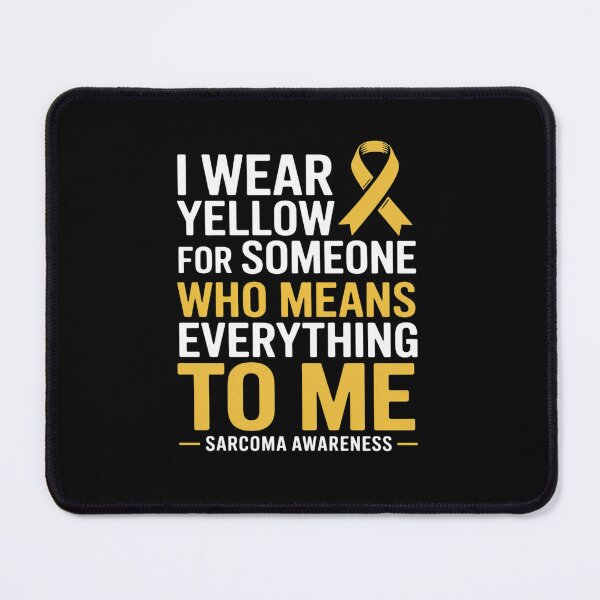 Item preview, Sarcoma Awareness Month I Wear Yellow Bone Cancer designed and sold by catsdothingz.