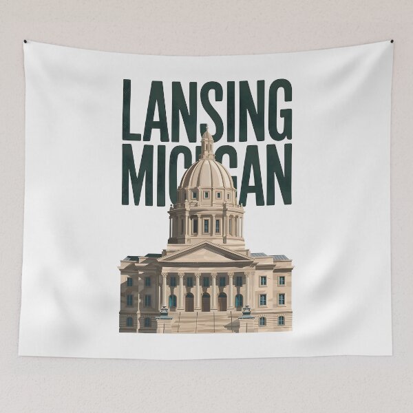 Item preview, Lansing, Michigan, Lansing Michigan designed and sold by MoMidoStore.