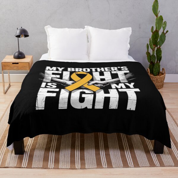 Item preview, Sarcoma Bone Cancer Shirt My Brother's Fight is My Fight designed and sold by catsdothingz.