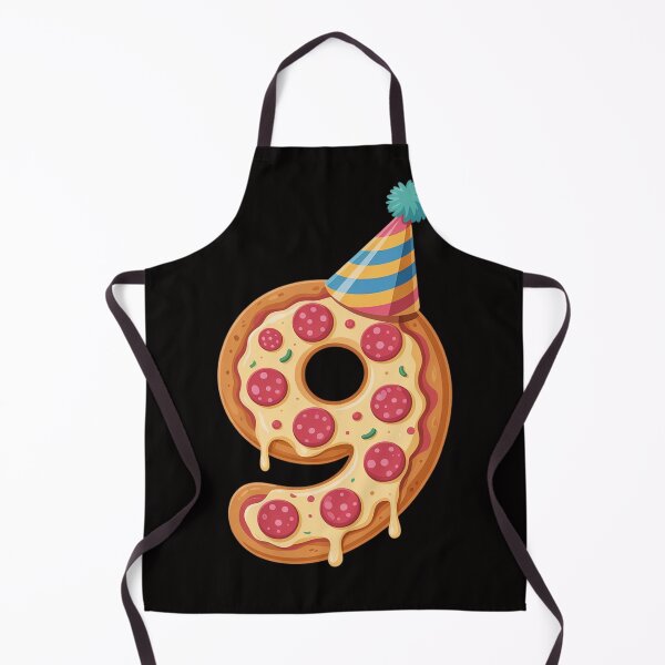 Item preview, Pizza 9th Birthday 9 Years Old Party Hat Bday Boys Girl Kids designed and sold by HudsonErik.