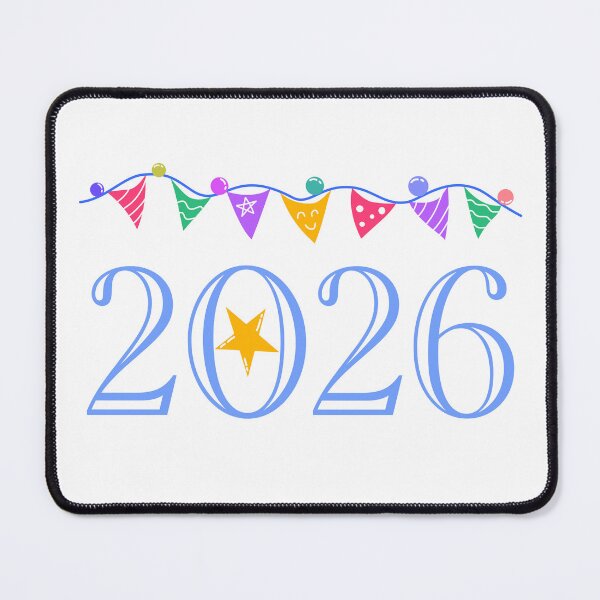Item preview, Bright and Colorful 2026 Typography Design designed and sold by SulariTDsign.