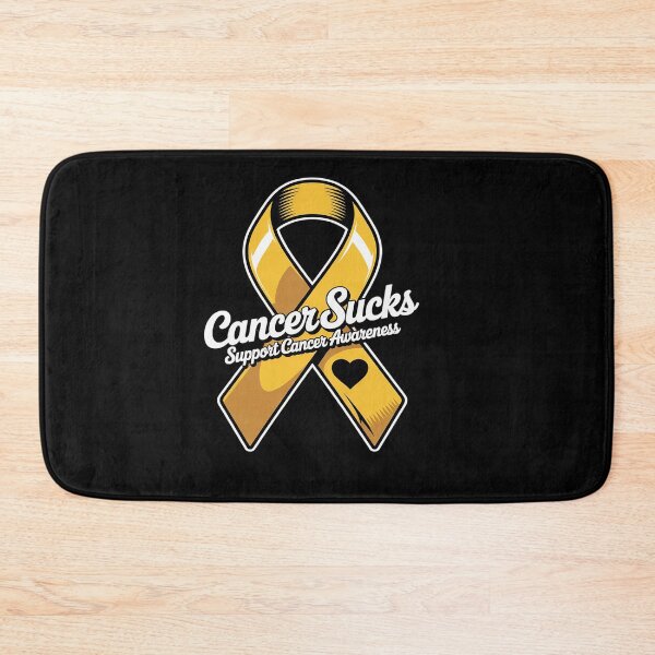 Item preview, Sarcoma Bone Cancer Sucks Yellow Support Ribbon designed and sold by catsdothingz.