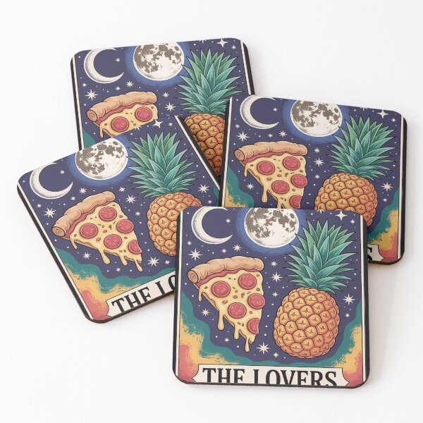 Item preview, Pineapple Pizza Tarot Card Hawaii Pizza Lover Pizza designed and sold by HudsonErik.