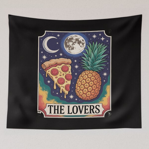 Item preview, Pineapple Pizza Tarot Card Hawaii Pizza Lover Pizza designed and sold by HudsonErik.
