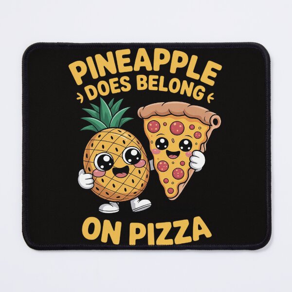 Item preview, Pineapple Does Belong On Pizza Fan Pineapple Pizza designed and sold by HudsonErik.