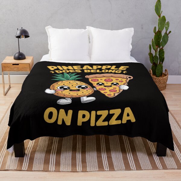 Item preview, Pineapple Does Belong On Pizza Fan Pineapple Pizza designed and sold by HudsonErik.