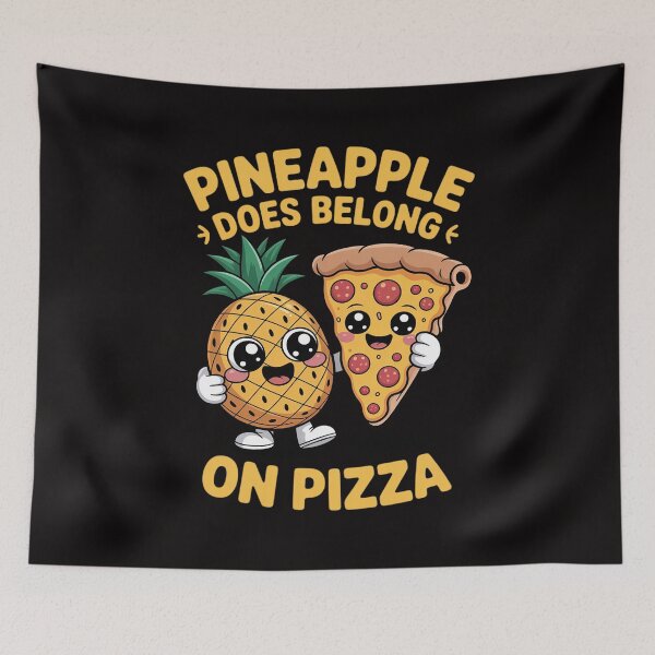 Item preview, Pineapple Does Belong On Pizza Fan Pineapple Pizza designed and sold by HudsonErik.