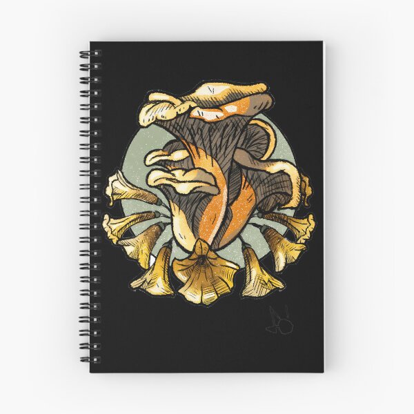 Item preview, Chanterelle Mushroom Foraging Illustration designed and sold by yarnauuphp.