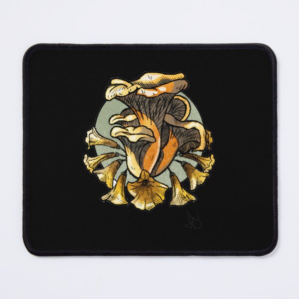 Item preview, Chanterelle Mushroom Foraging Illustration designed and sold by yarnauuphp.