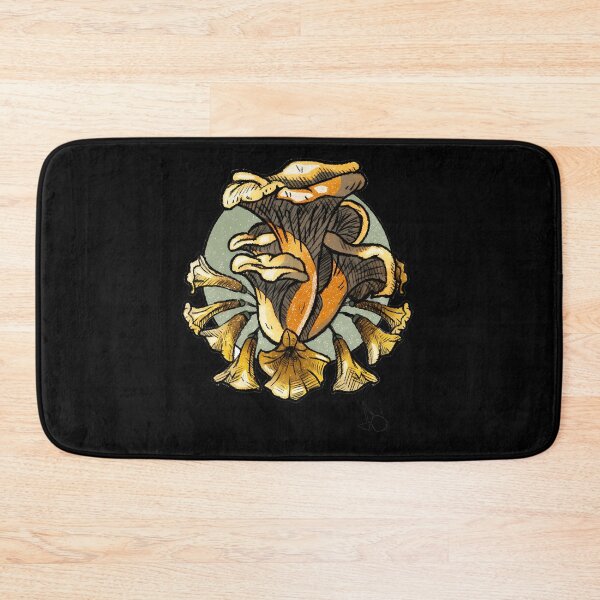 Item preview, Chanterelle Mushroom Foraging Illustration designed and sold by yarnauuphp.