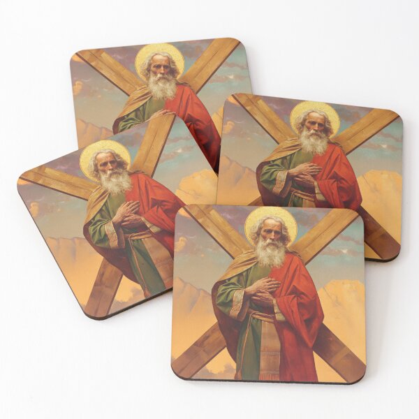 Item preview, Saint Andrew the Apostle designed and sold by SanctifiedSouls.