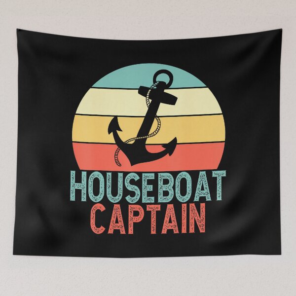Item preview, House Boat Captain Funny Houseboat Boat Boating Captain designed and sold by heupelipocko.