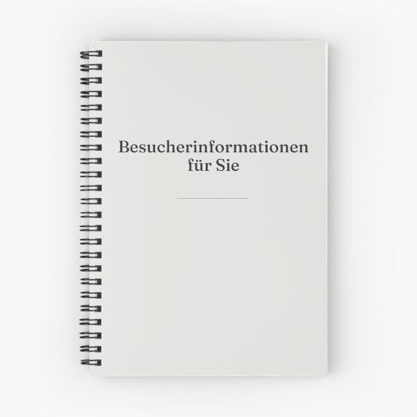 Item preview, CARE & TRANSITION JOURNALS - ✨Visitor Notes✨- GERMAN designed and sold by WheelieGdArt.
