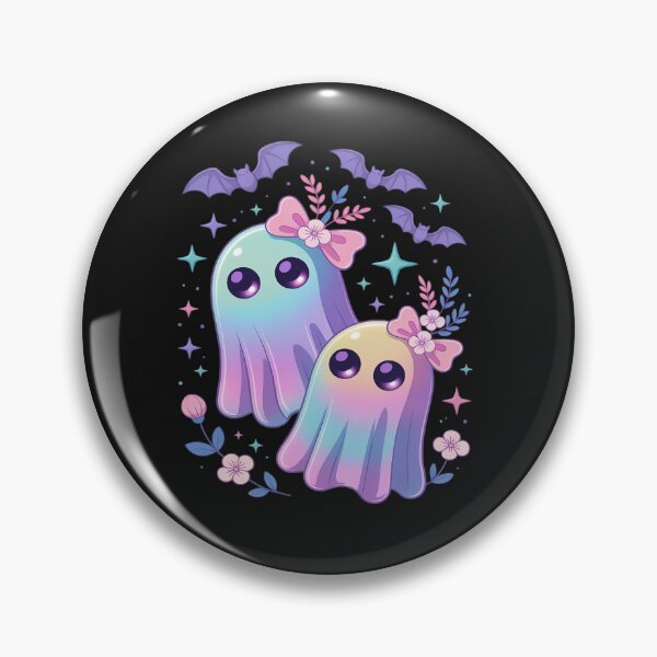 Artikelvorschau, Holo Niedliche Geist Kokette Schleife Halloween Gruselige Jahreszeit Mädchenhaft entworfen und verkauft von tkhrbika.