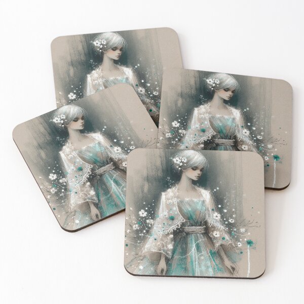 Item preview, Turquoise Girl designed and sold by Beyondnote-Art.