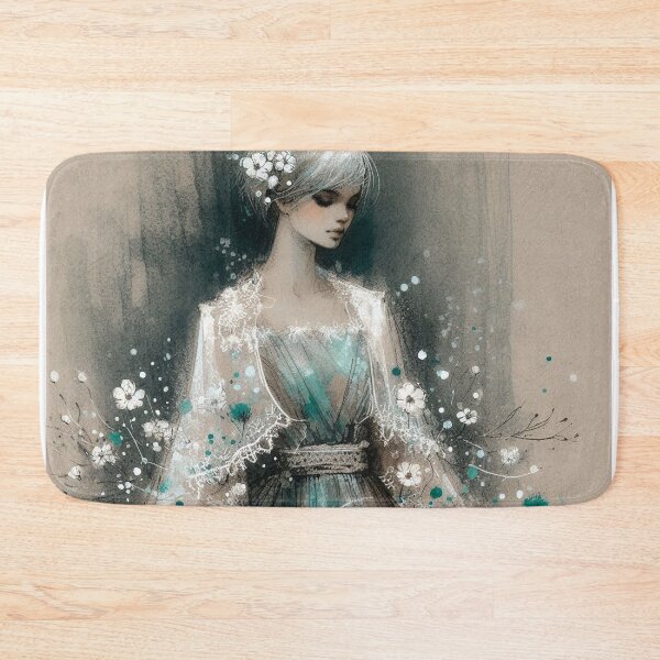 Item preview, Turquoise Girl designed and sold by Beyondnote-Art.