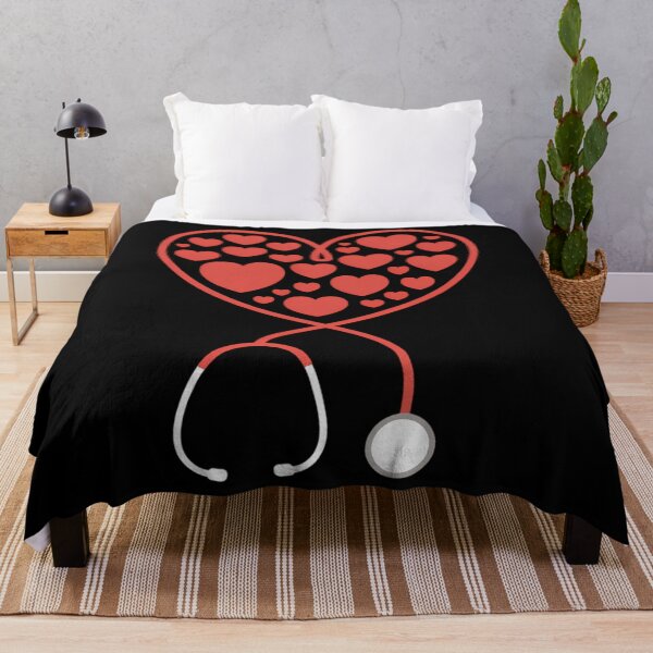 Item preview, Nurse Stethoscope Heart Valentine's Day Nursing designed and sold by EllenJast.